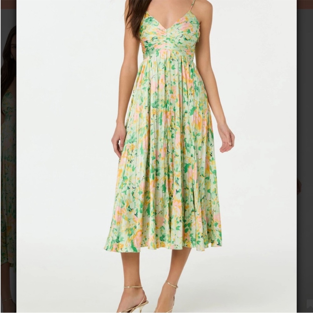 ASTR Floral Midi Dress